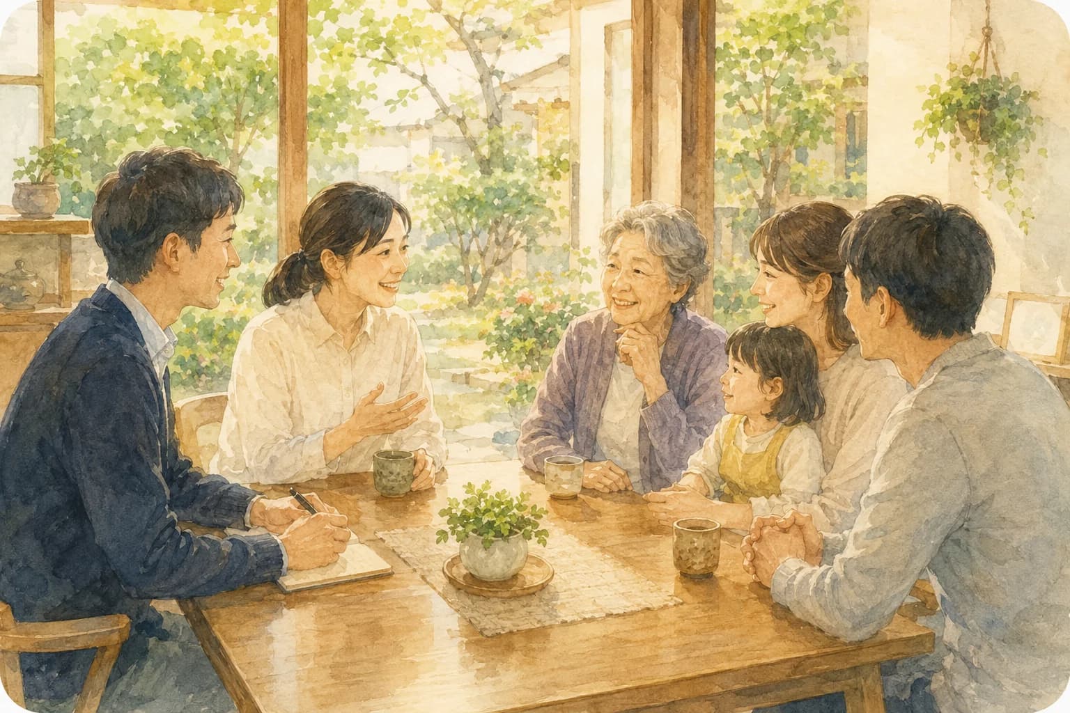 日々の自然な関わりが信頼へ育っていく様子